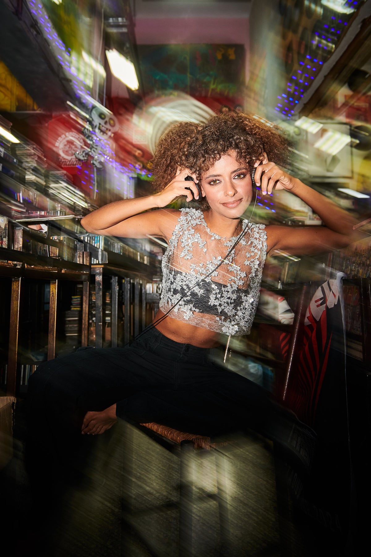 Dylan Glitter Top