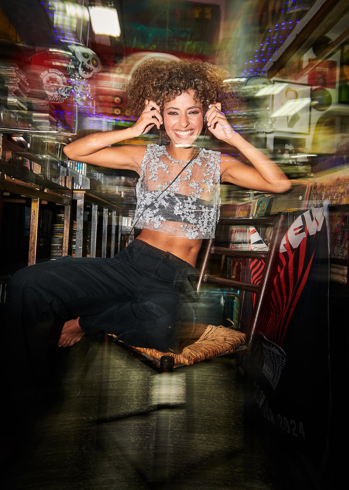 Dylan Glitter Top